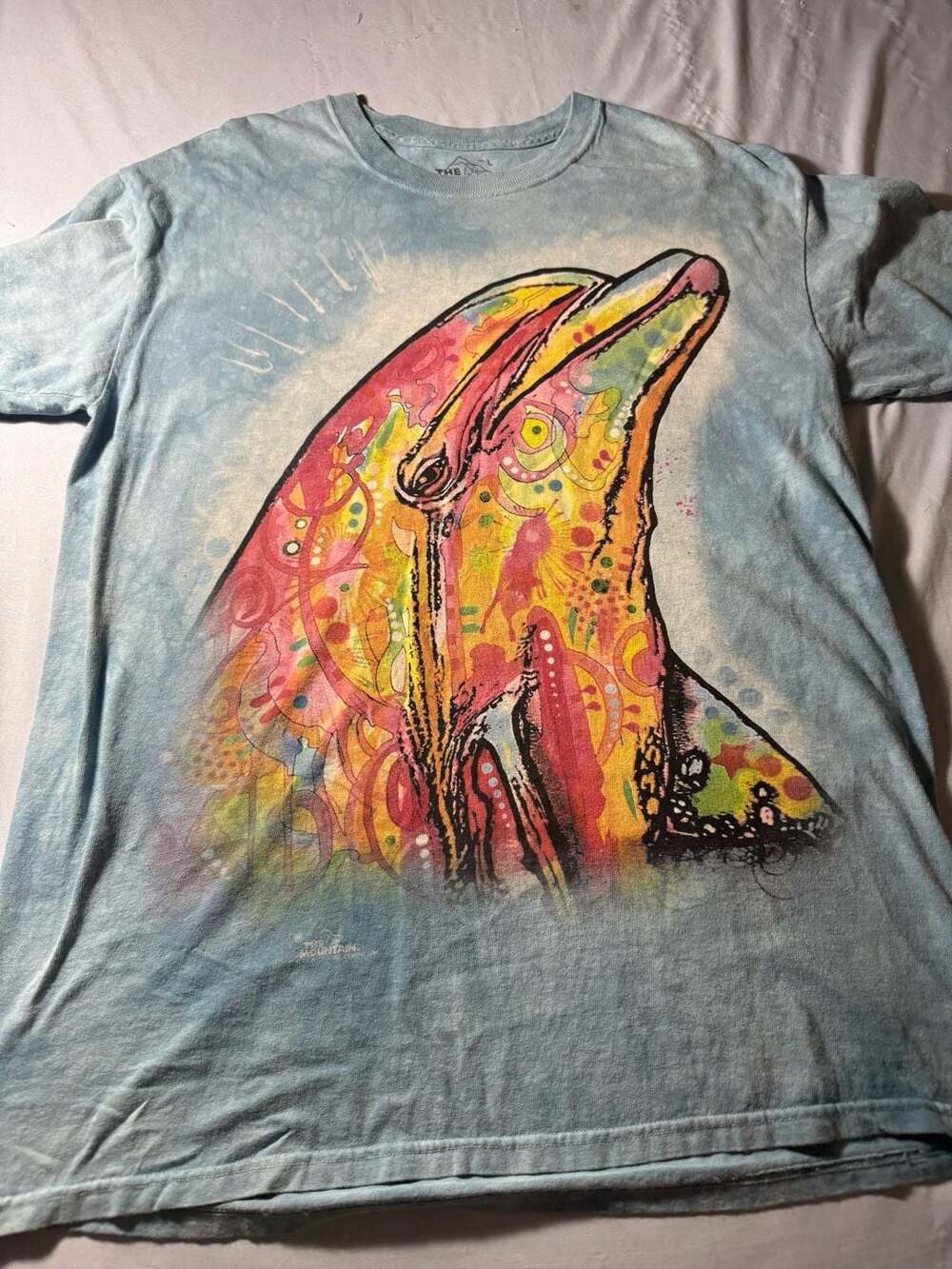 The Mountain Dean Russo Dolphin T-Shirt Size L